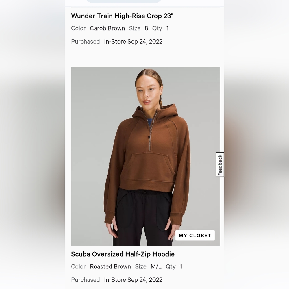 Scuba Oversized Half-Zip Hoodie